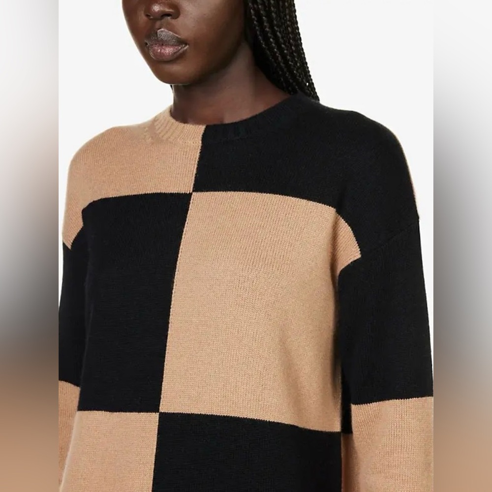 MAX MARA Patchwork Wool Cashmere Blend Knitted Ju… - image 5